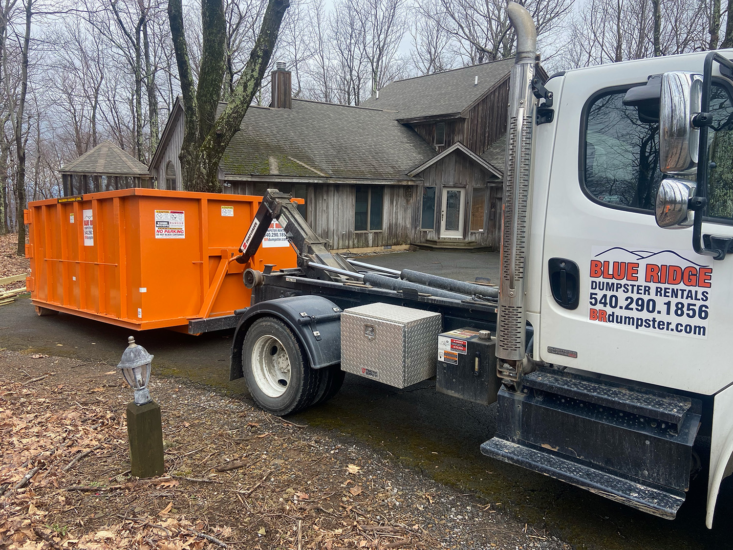 Blue Ridge Dumpster Rentals Truck